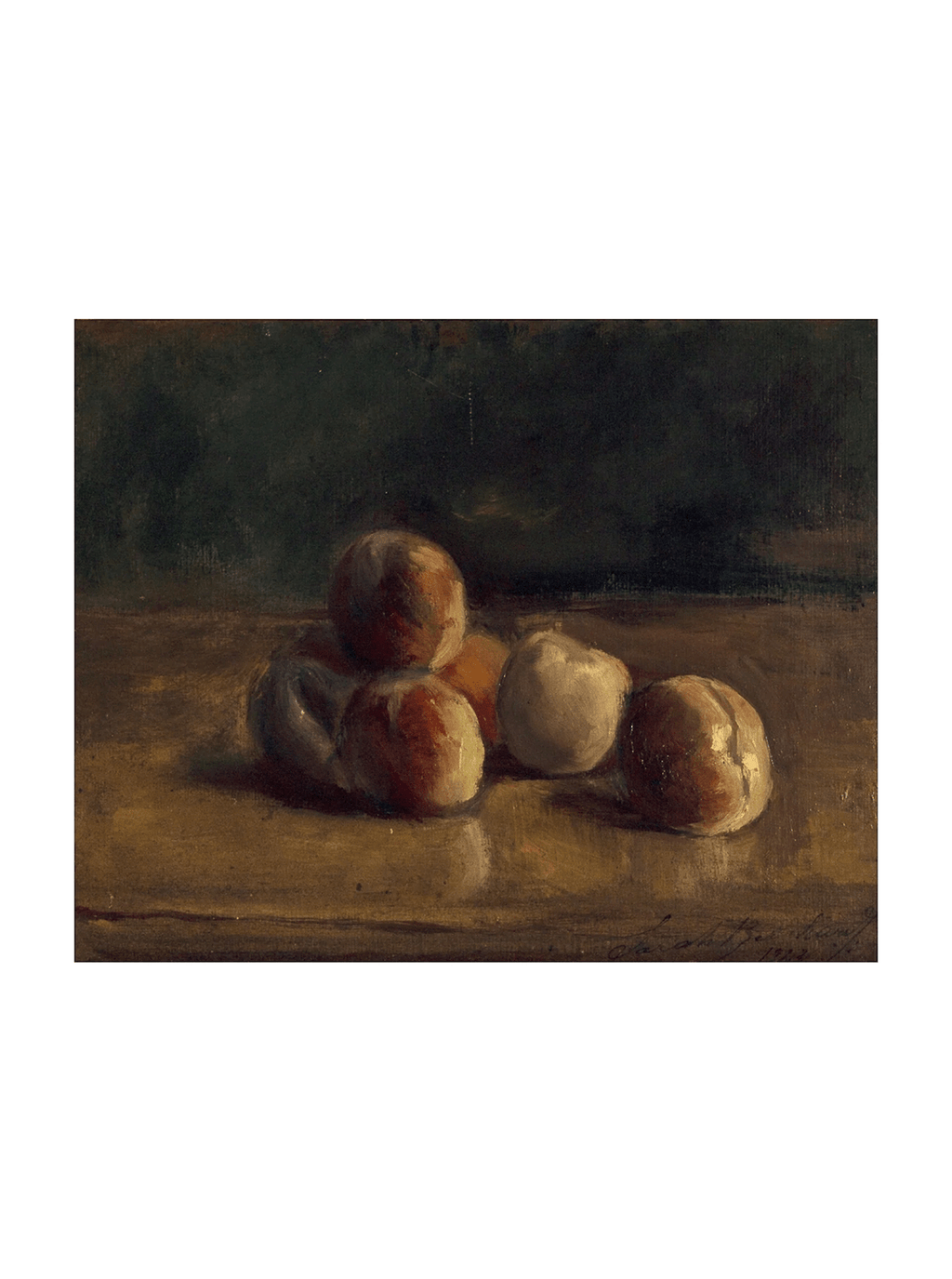 Nature morte aux pêches