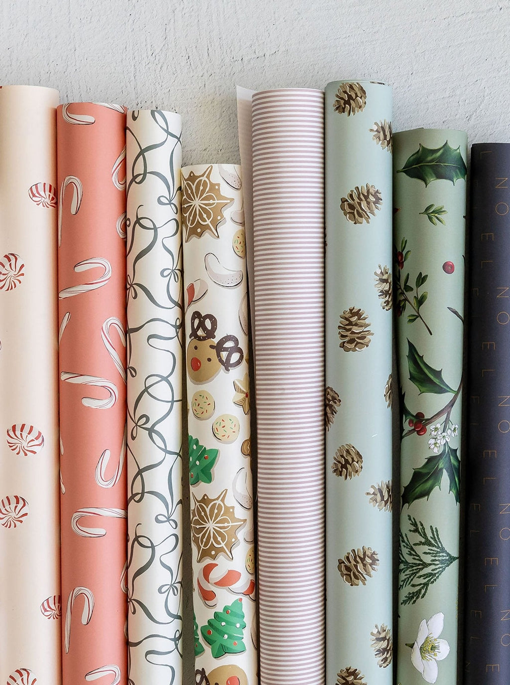 Papier d'emballage pomme de pin