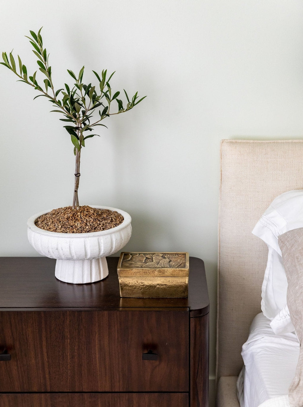 Coupe sur pied en plâtre