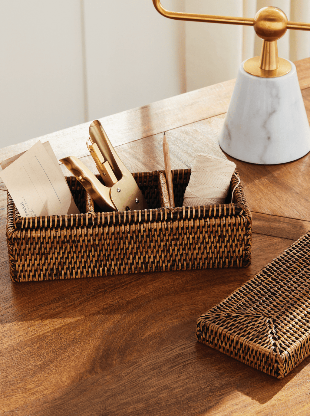 Boîte à 3 compartiments Polly Rattan