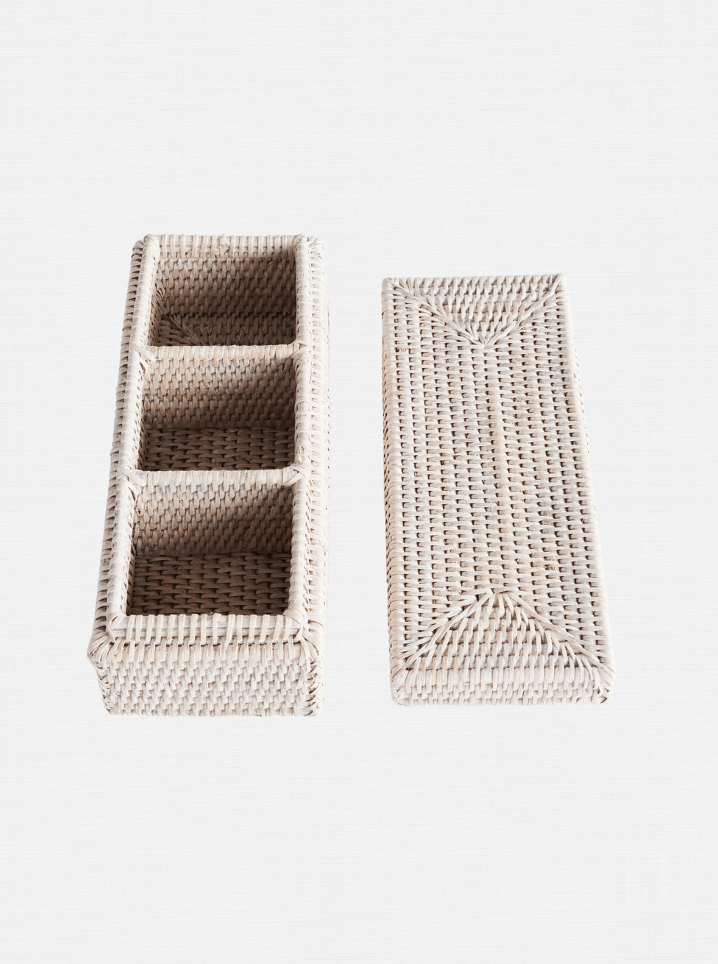 Boîte à 3 compartiments Polly Rattan