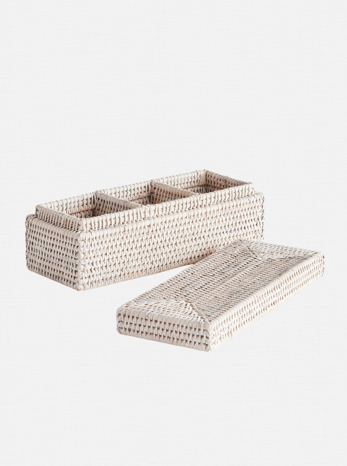 Boîte à 3 compartiments Polly Rattan