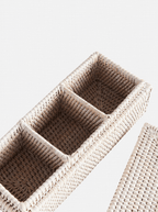 Boîte à 3 compartiments Polly Rattan
