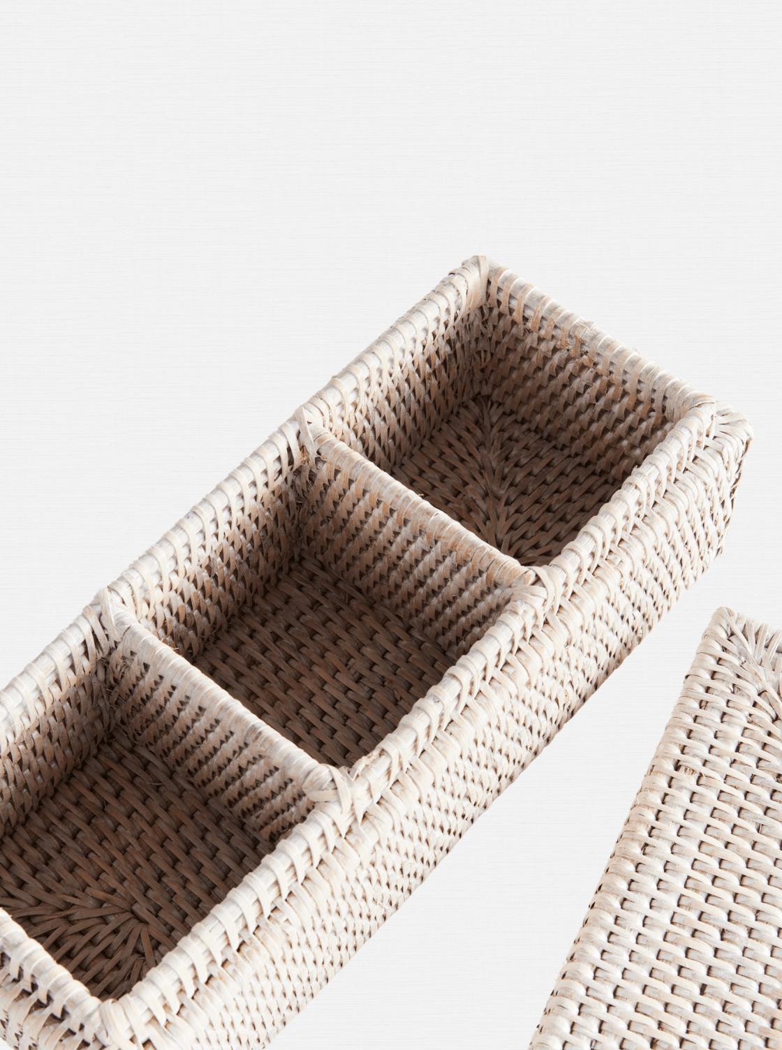 Boîte à 3 compartiments Polly Rattan