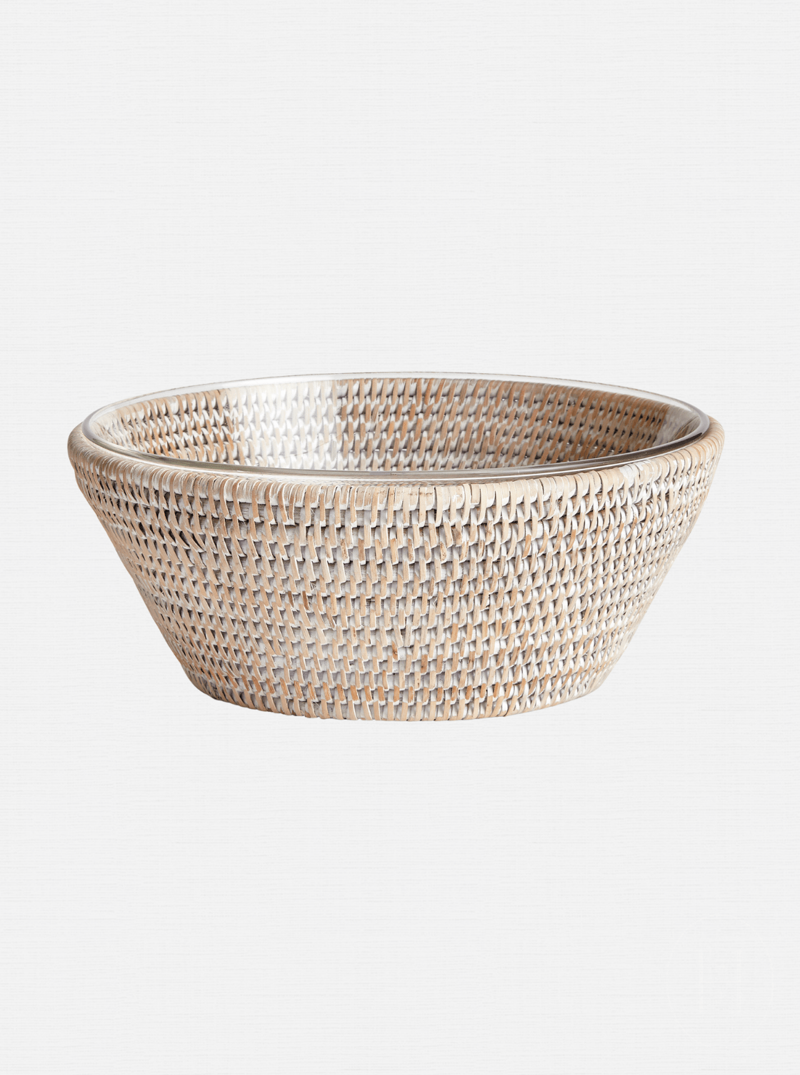 Bol de service en rotin Polly