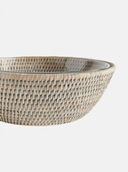 Bol de service en rotin Polly