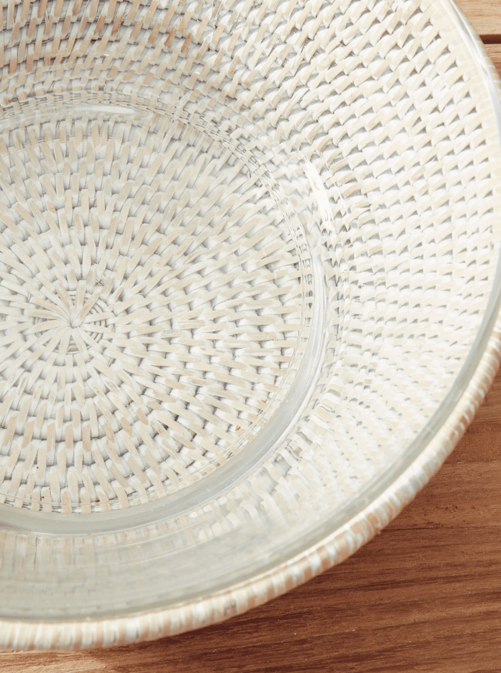 Bol de service en rotin Polly