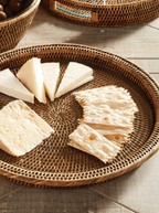 Plateau de service en rotin Polly