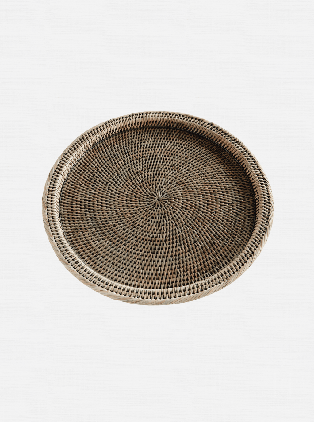 Plateau de service en rotin Polly