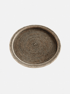 Plateau de service en rotin Polly