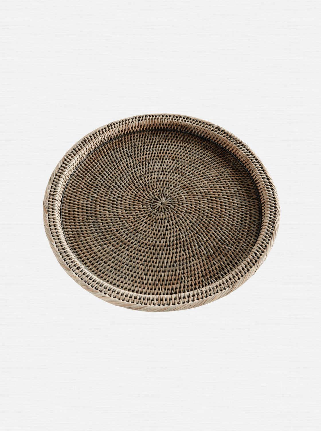 Plateau de service en rotin Polly