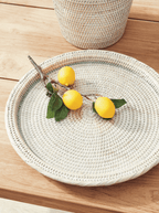 Plateau de service en rotin Polly