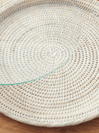 Plateau de service en rotin Polly