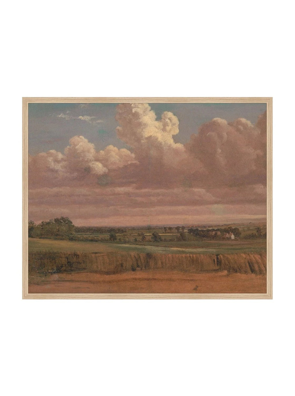 Prairie au crépuscule