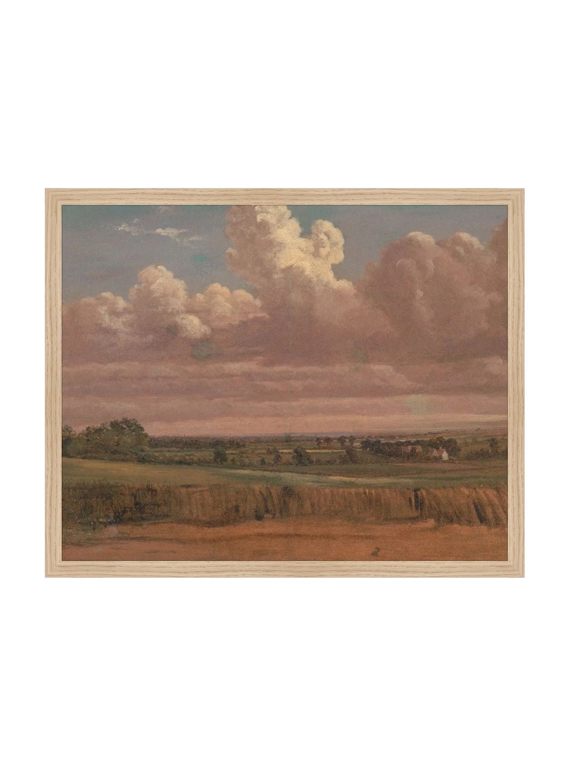 Prairie au crépuscule