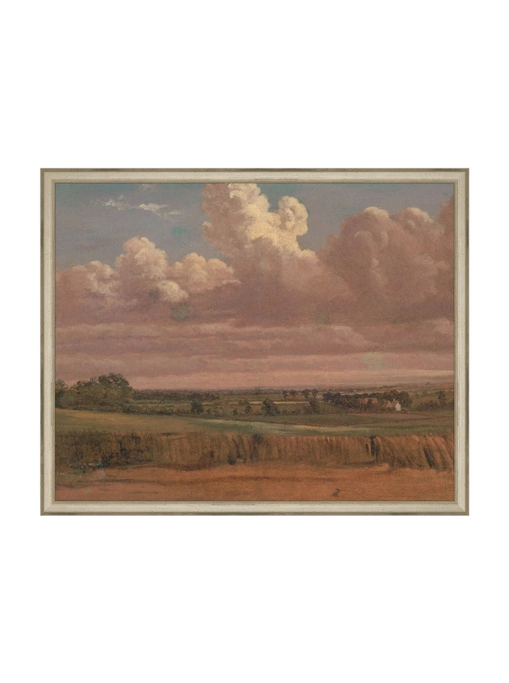 Prairie au crépuscule