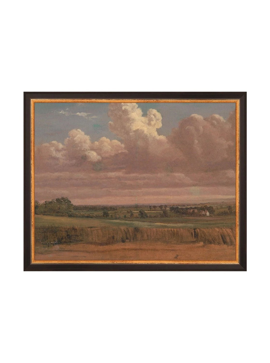 Prairie au crépuscule