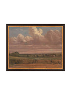 Prairie au crépuscule