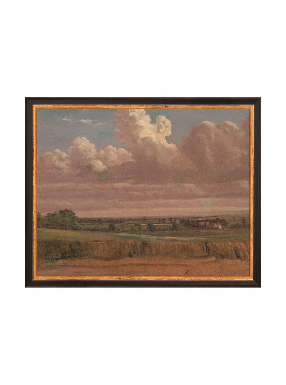 Prairie au crépuscule