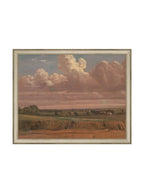 Prairie au crépuscule