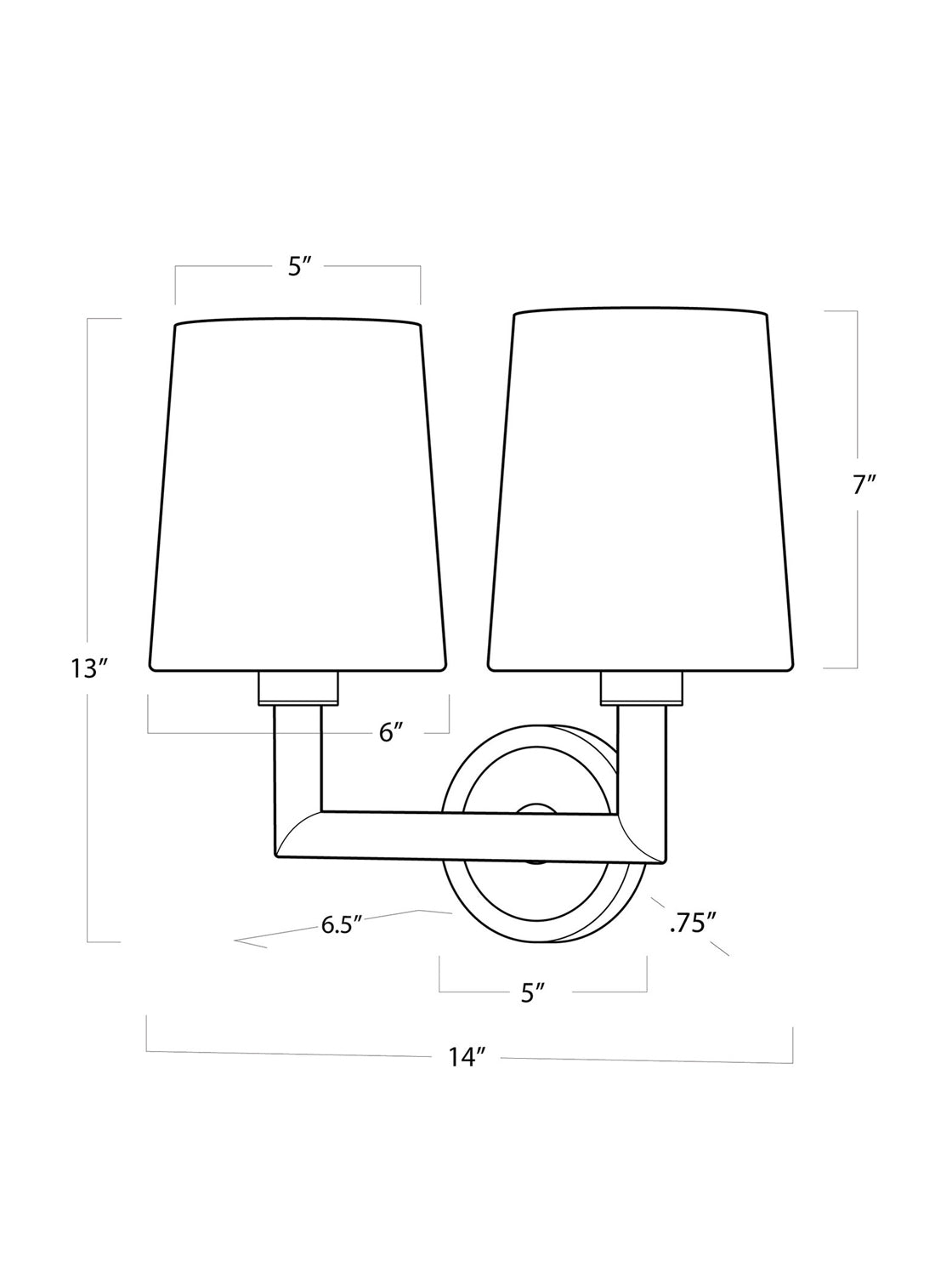 Applique double Preston