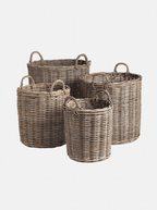 Paniers ronds en rotin | Lot de 4