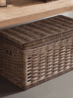 Coffres de rangement en rotin | Lot de 2