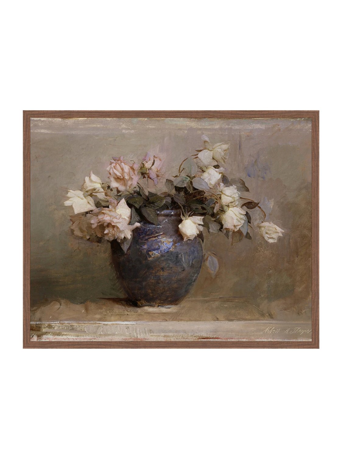 Nature morte de roses