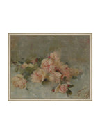 Roses Fine Art Painting On Canvas Romantic Floral Wall Art For Living Room Home Decor