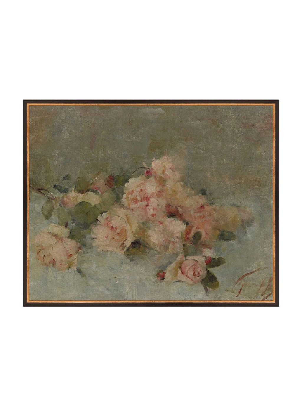 Roses Fine Art Painting On Canvas Romantic Floral Wall Art For Living Room Home Decor