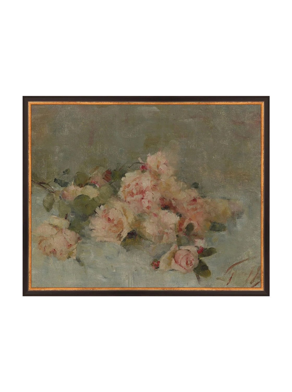 Roses Fine Art Painting On Canvas Romantic Floral Wall Art For Living Room Home Decor