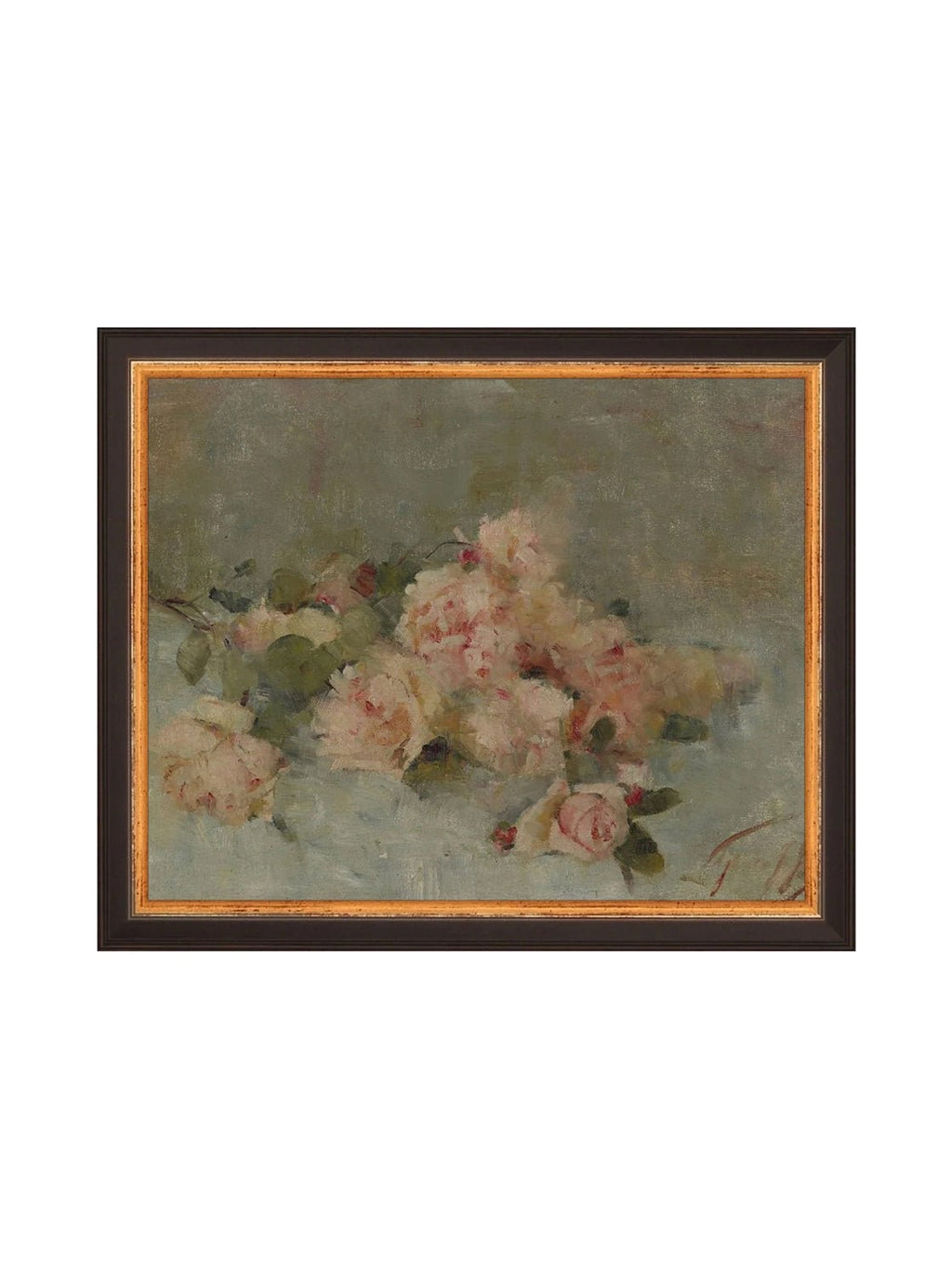 Roses Fine Art Painting On Canvas Romantic Floral Wall Art For Living Room Home Decor