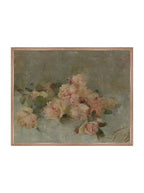 Roses Fine Art Painting On Canvas Romantic Floral Wall Art For Living Room Home Decor