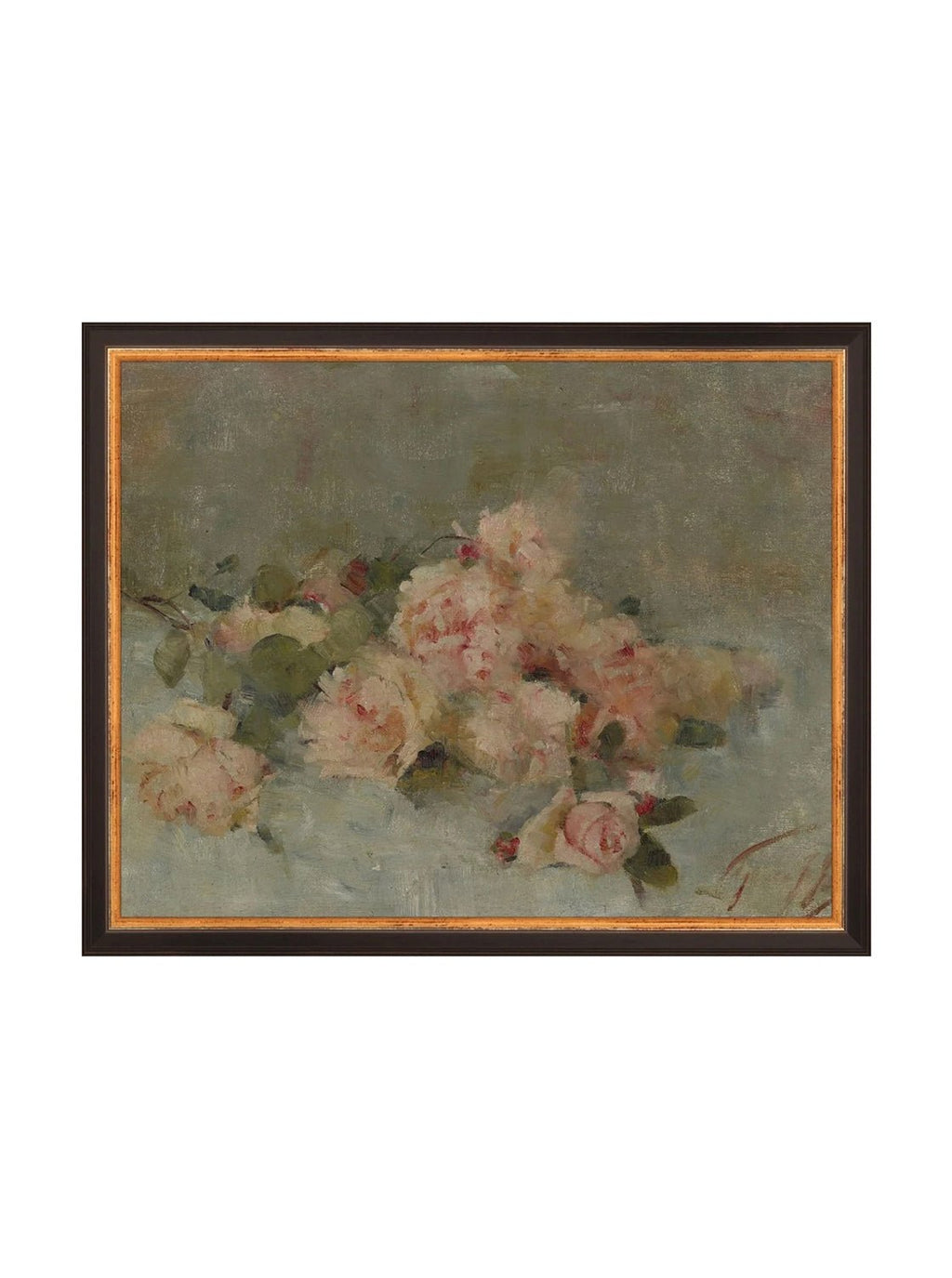 Roses Fine Art Painting On Canvas Romantic Floral Wall Art For Living Room Home Decor