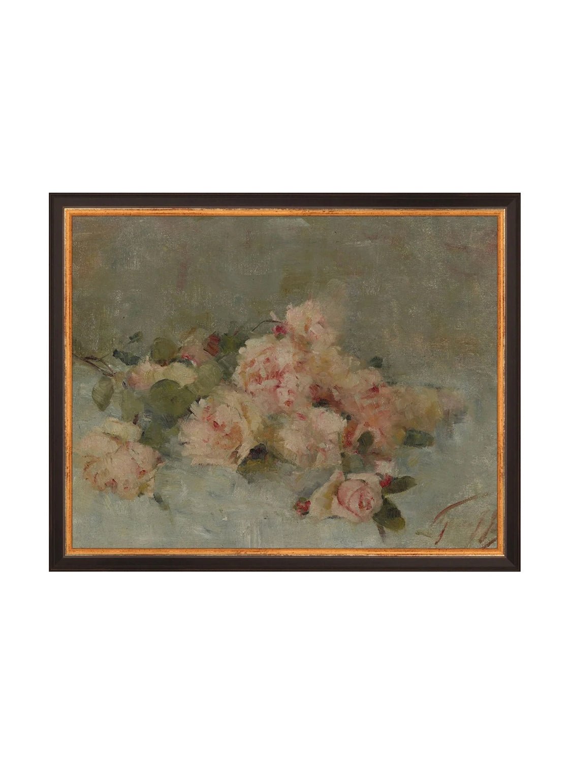 Roses Fine Art Painting On Canvas Romantic Floral Wall Art For Living Room Home Decor