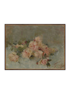 Roses Fine Art Painting On Canvas Romantic Floral Wall Art For Living Room Home Decor
