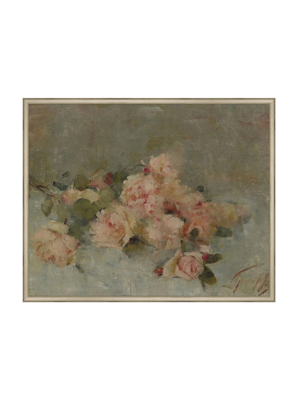 Roses Fine Art Painting On Canvas Romantic Floral Wall Art For Living Room Home Decor