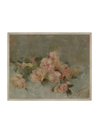 Roses Fine Art Painting On Canvas Romantic Floral Wall Art For Living Room Home Decor