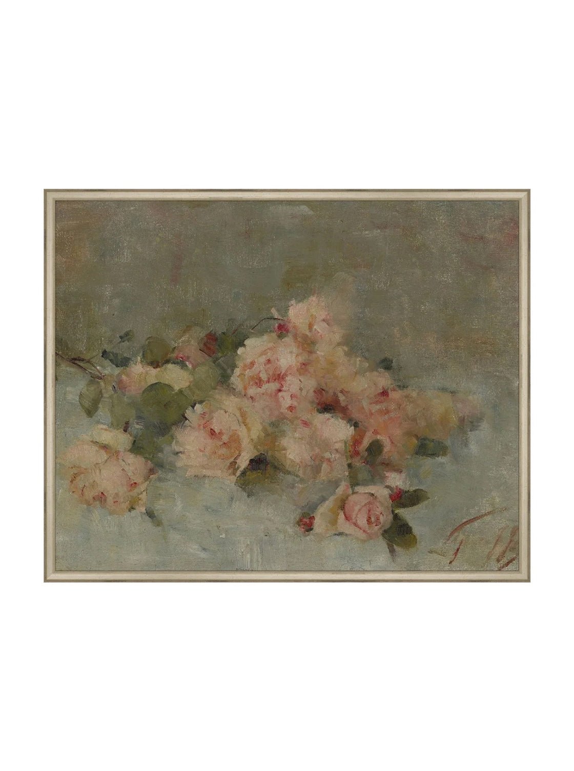 Roses Fine Art Painting On Canvas Romantic Floral Wall Art For Living Room Home Decor