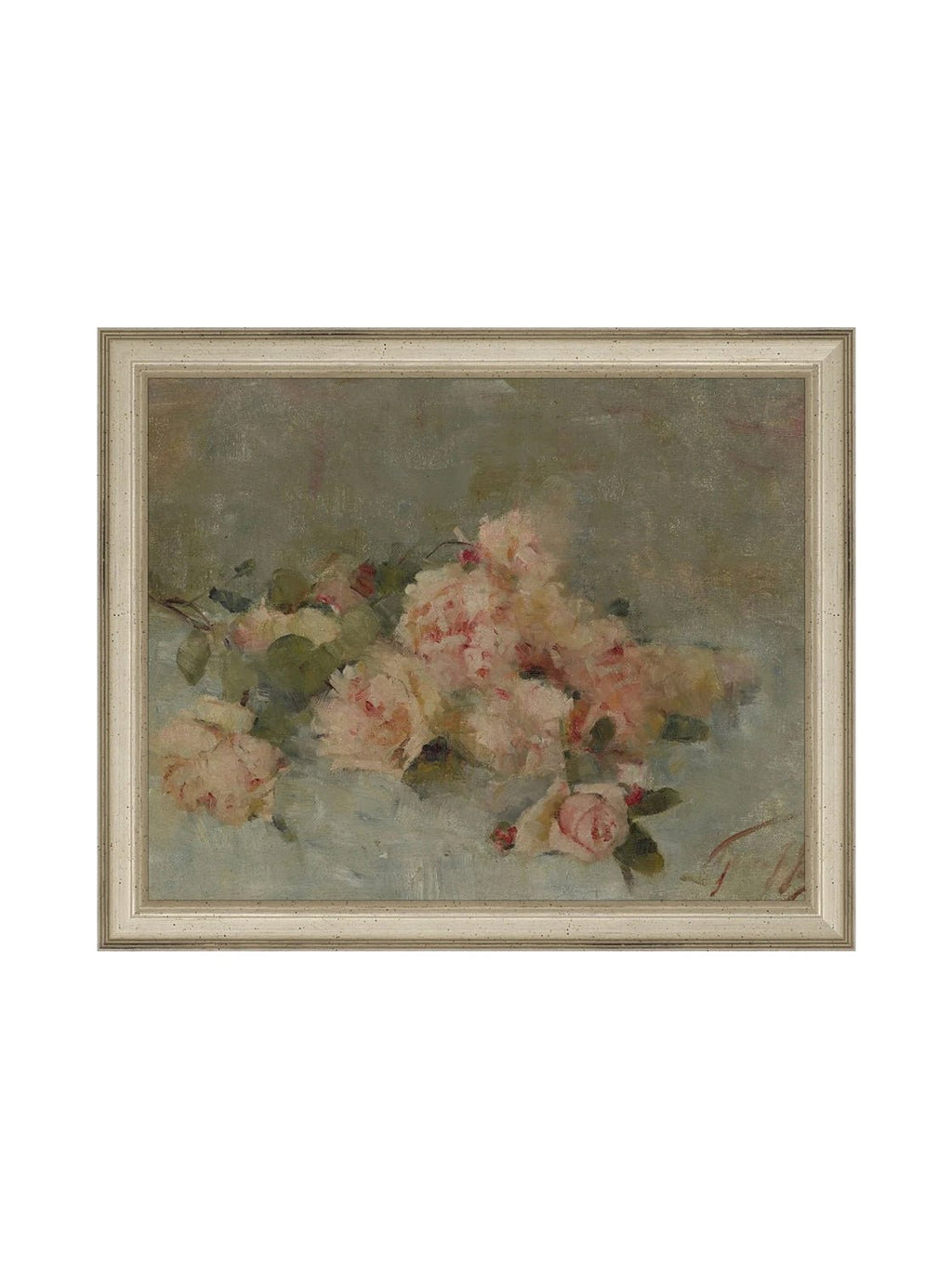 Roses Fine Art Painting On Canvas Romantic Floral Wall Art For Living Room Home Decor