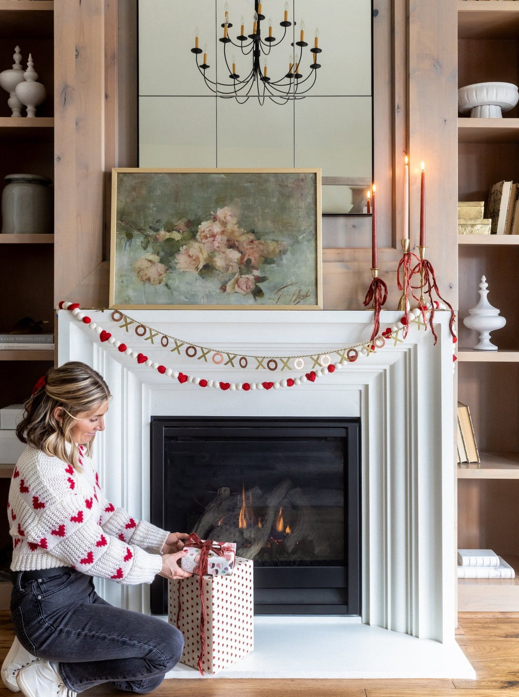 Roses Fine Art Painting On Canvas Romantic Floral Wall Art For Living Room Home Decor