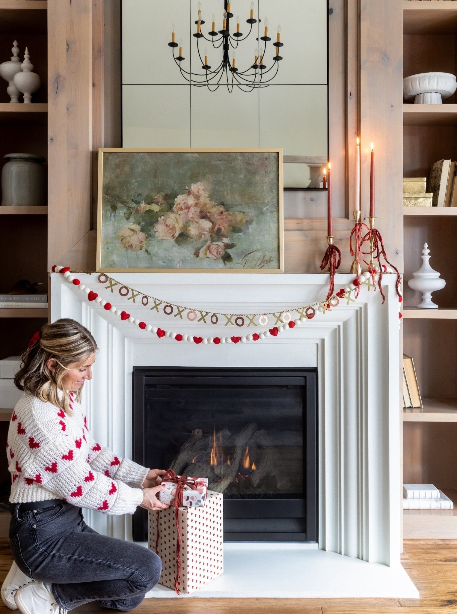 Roses Fine Art Painting On Canvas Romantic Floral Wall Art For Living Room Home Decor