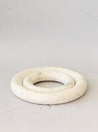 Dessous de plat rond en marbre | Lot de 2