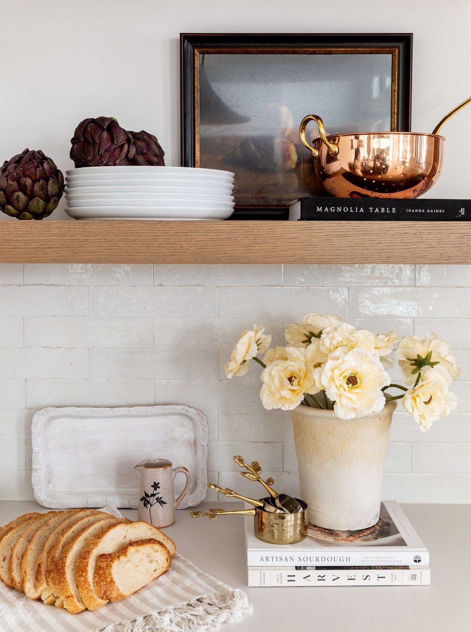 Plateau à bords ondulés