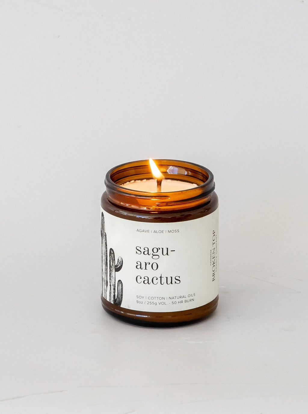 Bougie de soja au cactus saguaro