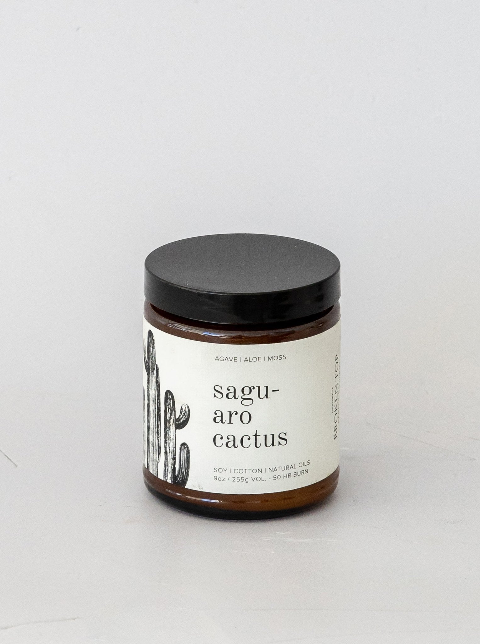 Bougie de soja au cactus saguaro
