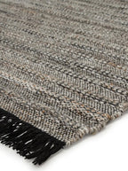 Échantillon de tapis Salvador Charcoal pour intérieur/extérieur