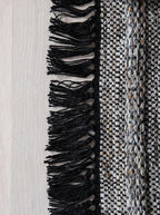 Échantillon de tapis Salvador Charcoal pour intérieur/extérieur