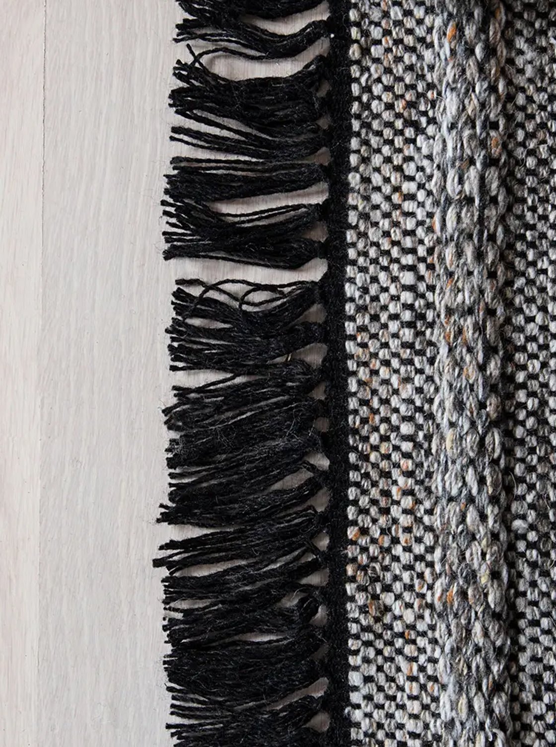 Échantillon de tapis Salvador Charcoal pour intérieur/extérieur