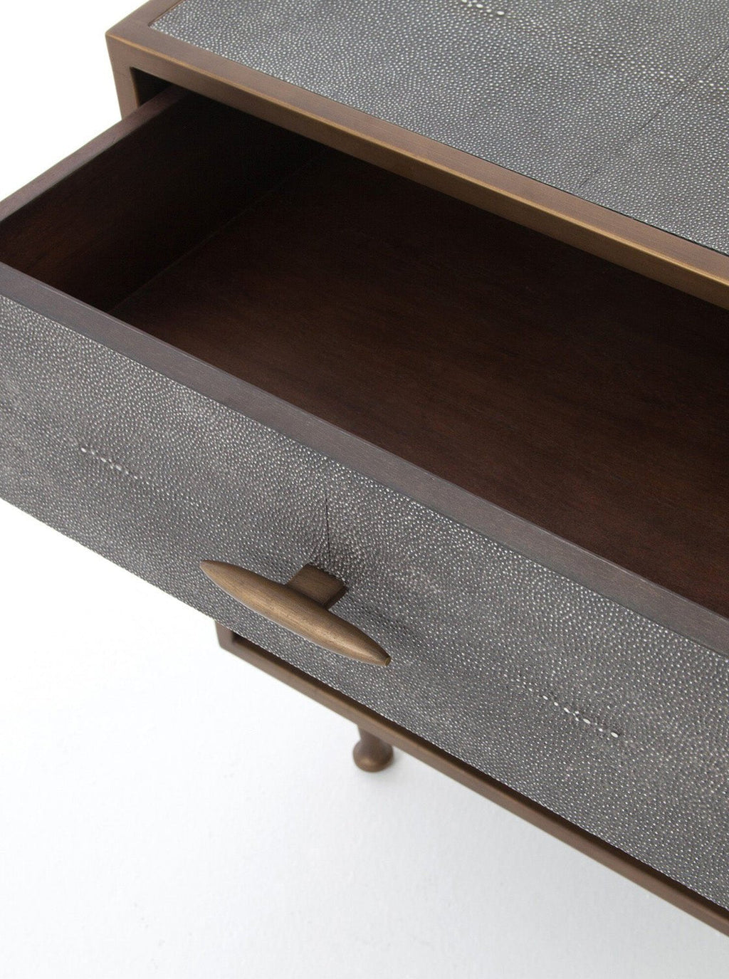 Table de chevet en galuchat